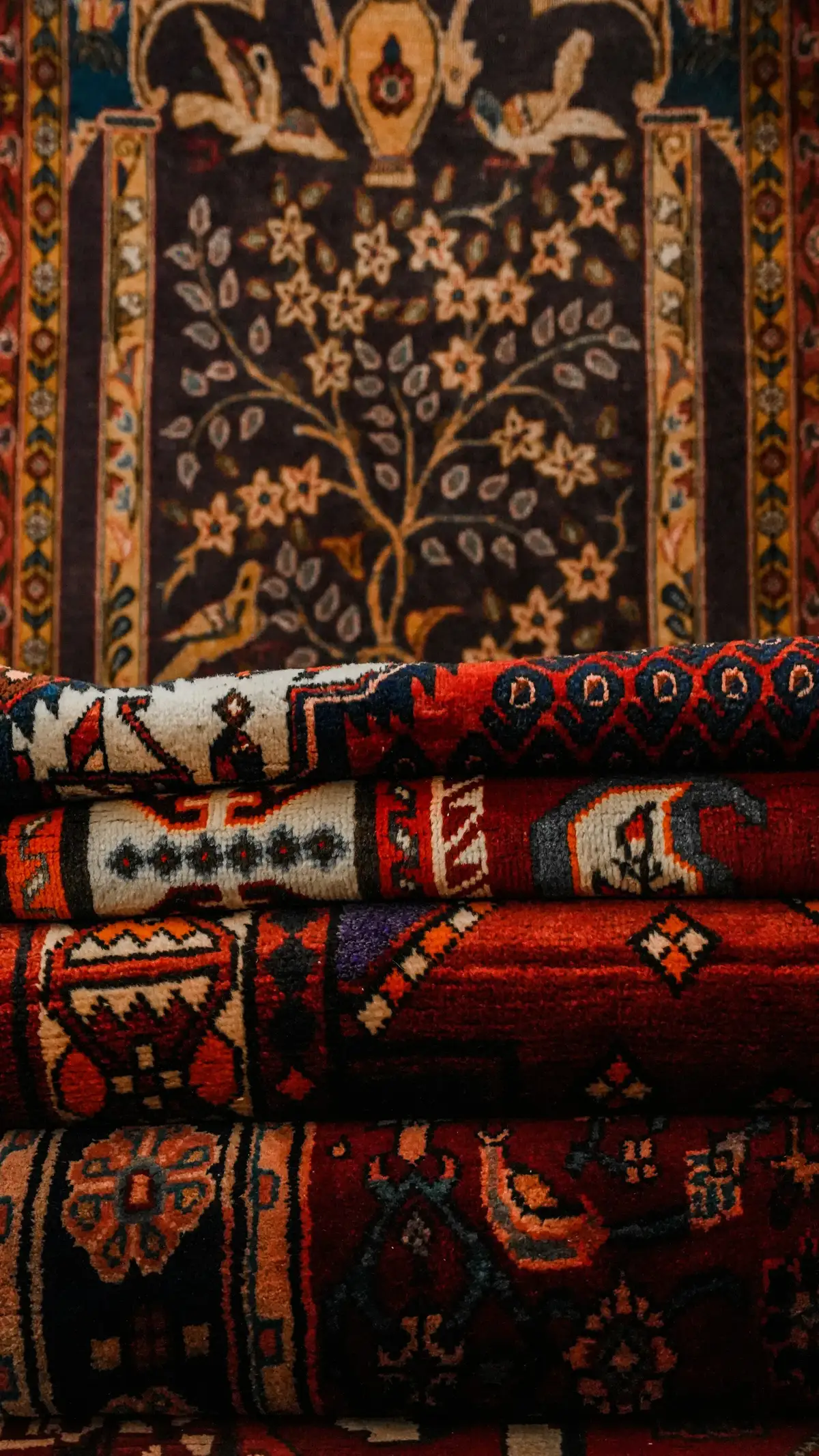 Vintage rug editorial
