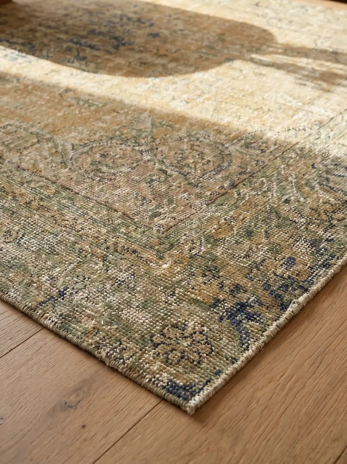 Ivory Heritage Vintage Rug — vintage Turkish rug from the Bisāṭim collection